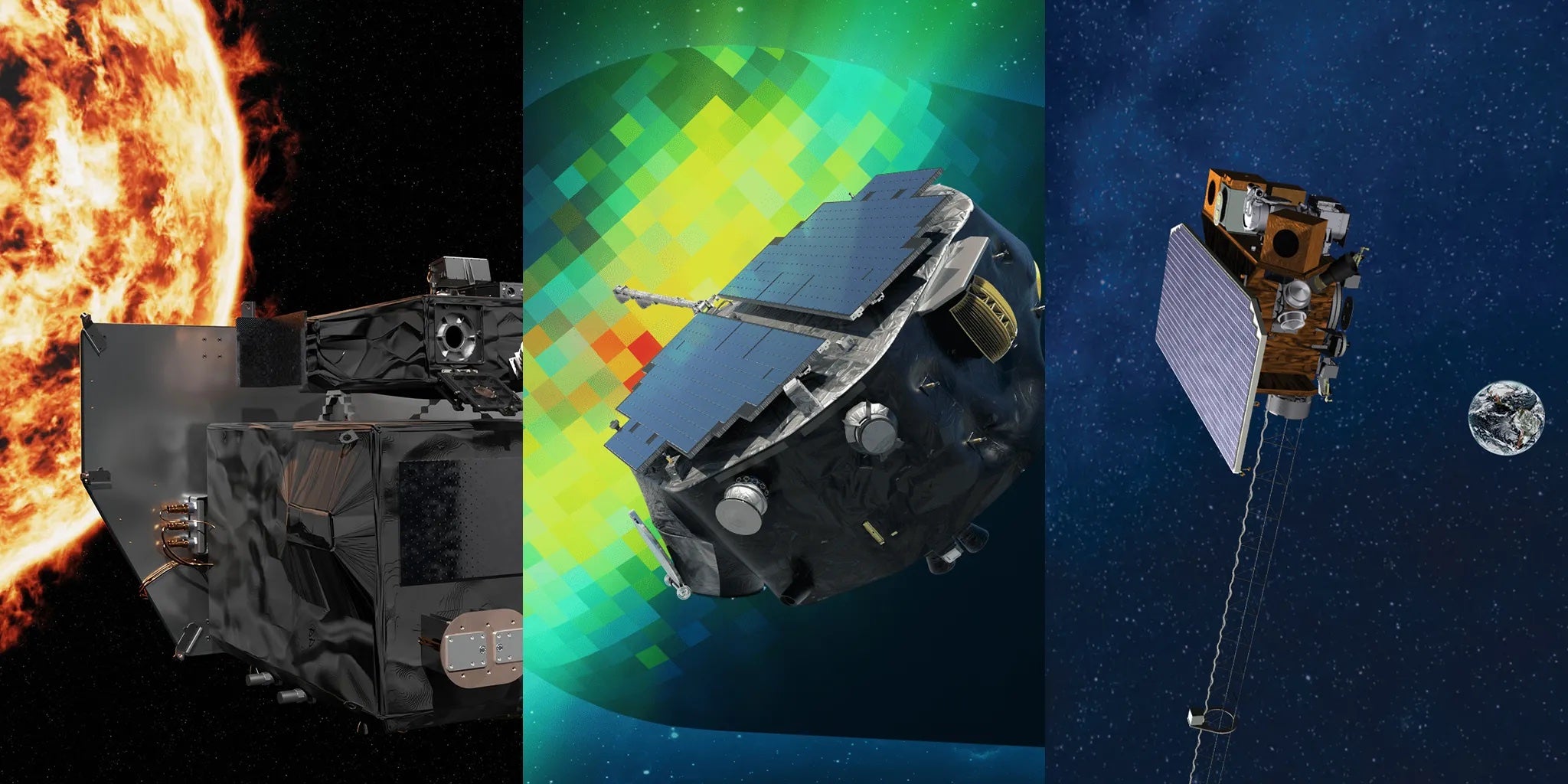 SpaceX为NASA和NOAA发射三颗科学卫星