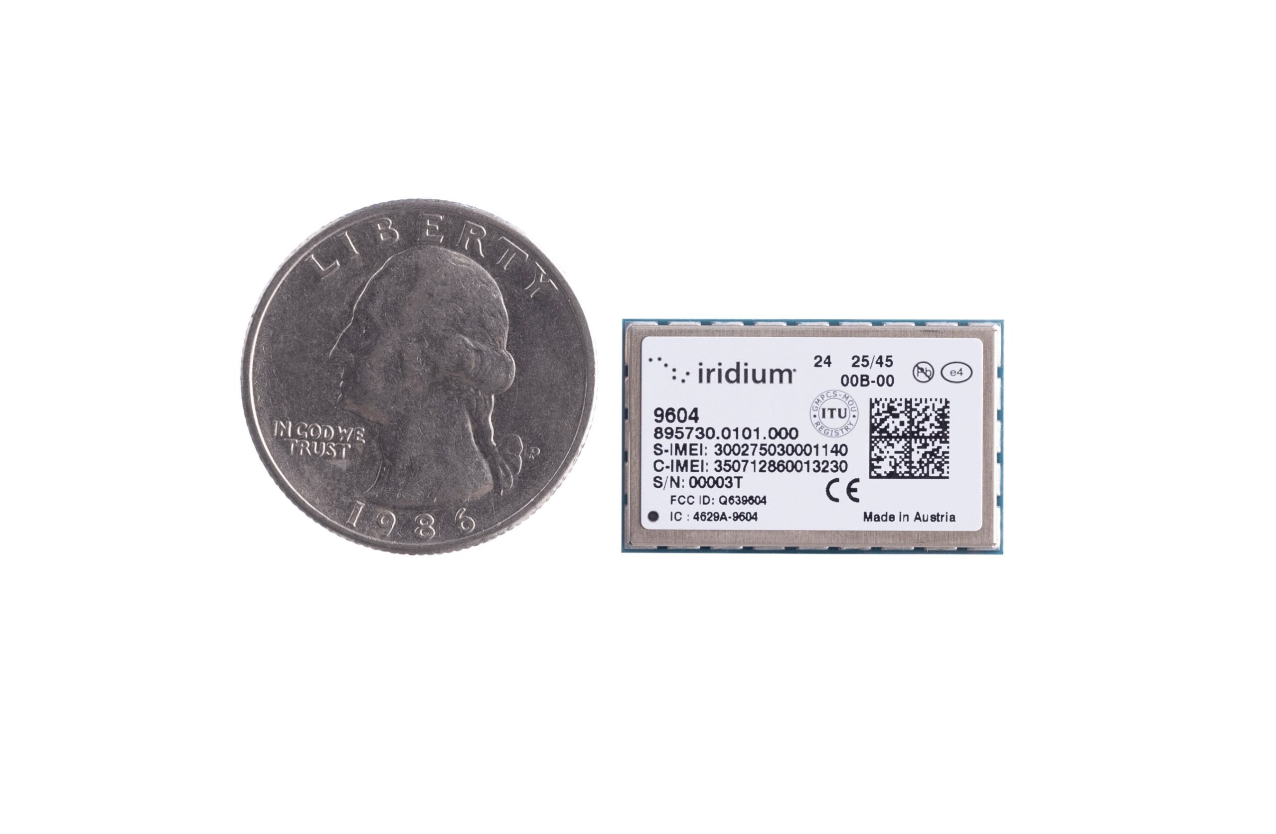 铱星发布集卫星、蜂窝和GNSS于一体的微型物联网模块