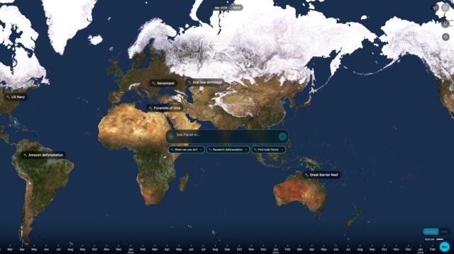 Planet正在构建智能地理空间AI查询系统
